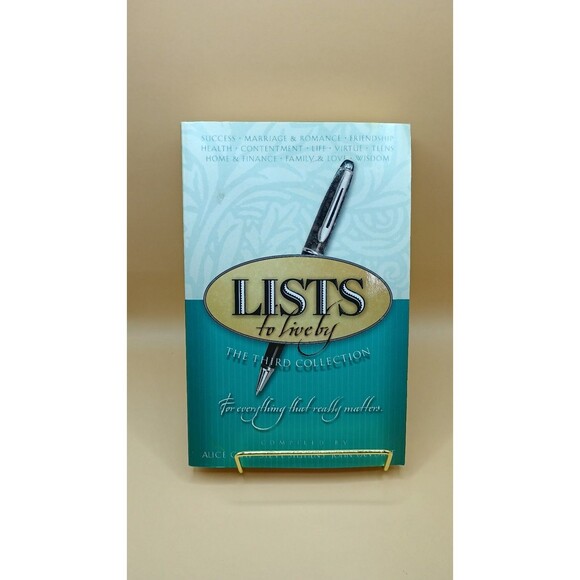 Lists to Live By: The Third Collection: For Everyth- paperback, 1576738825, Gray - Picture 1 of 10